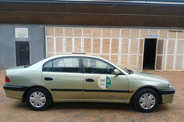 Toyoto Corolla converted by KNUST into an electric vehicle